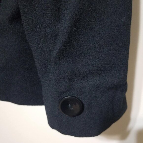D'Oraz Blazer Black Wool Size 6 Formal Business Modern Office - Picture 6 of 7